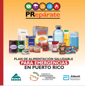 Imagen de la portada del Plan de Alimentación Saludable para Emergencias en Puerto Rico