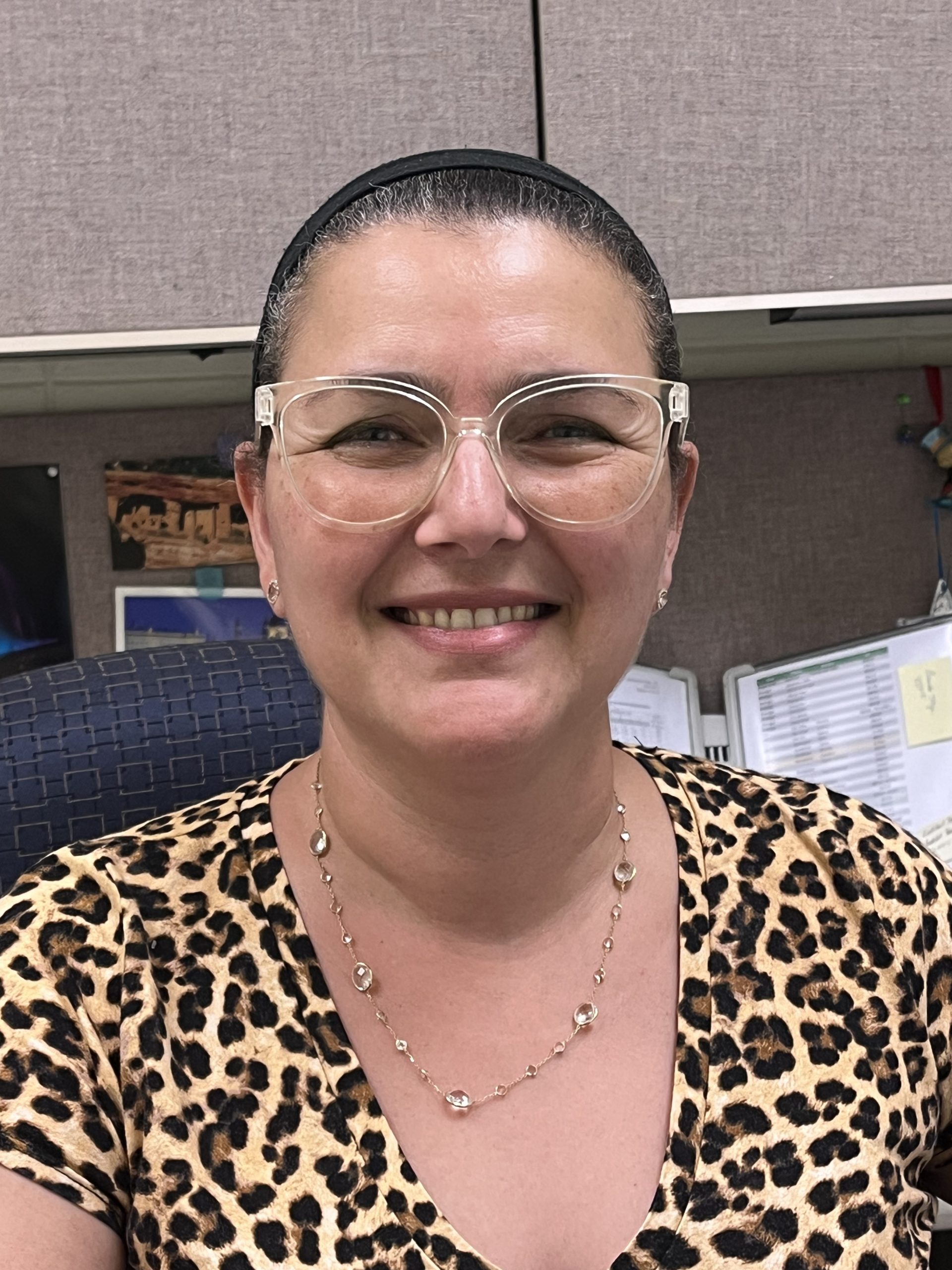 In her role as Administrator of our department Angela Pelet has excelled. She pushes herself to learn new things and always strives to make things happen.