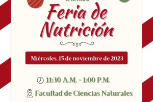 Afiche Feria de Nutrición 2023