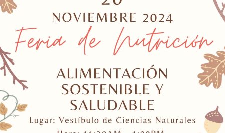 Feria de Nutrición: Alimentación Sostenible y Saludable