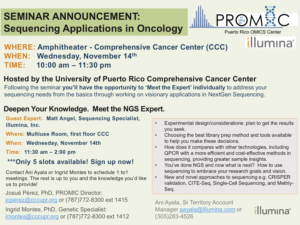 Seminar: Sequencing Applications in Oncology