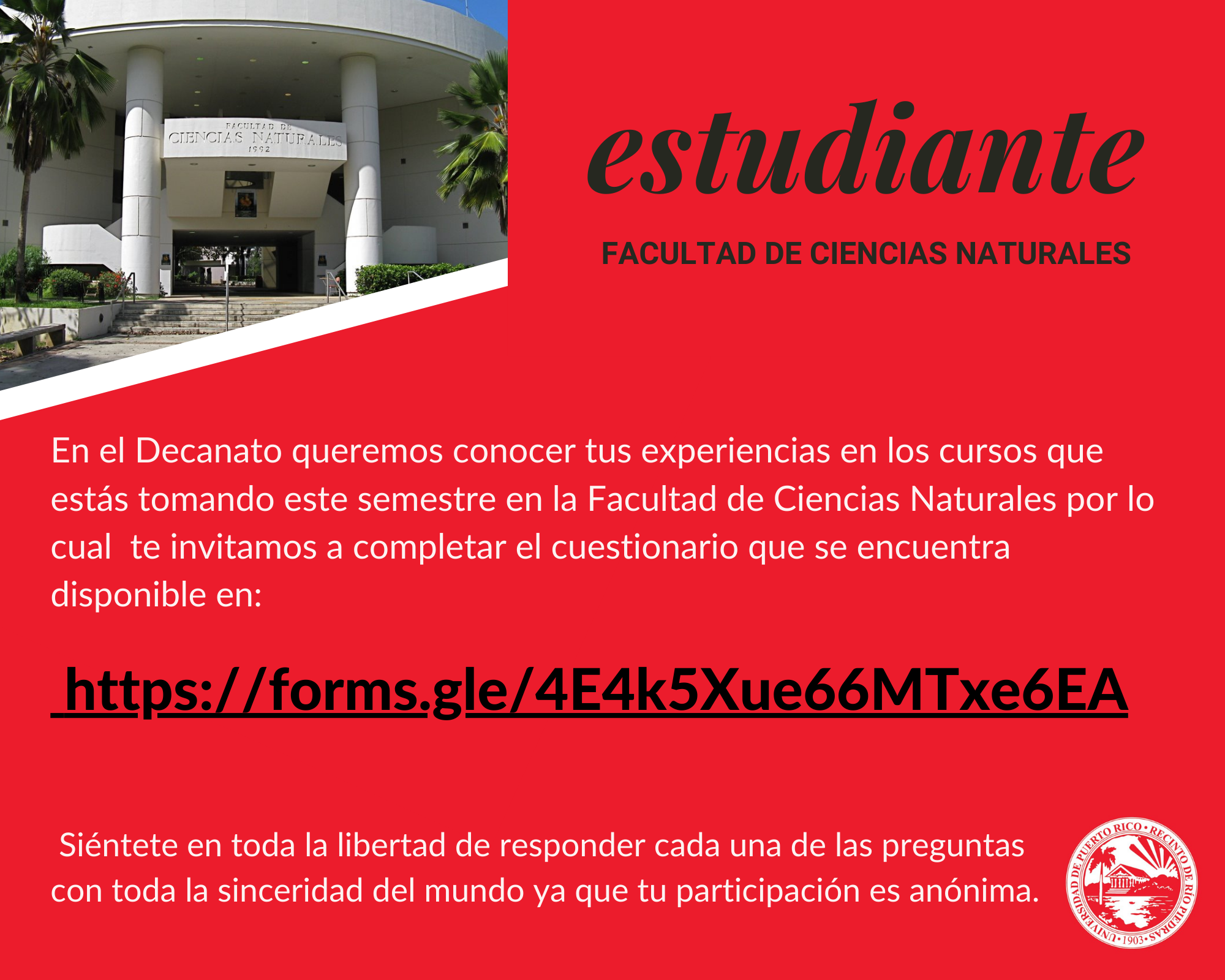 Inicio facultad de ciencias naturales