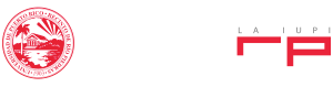 Logo uprrp con letras blancas y rojas